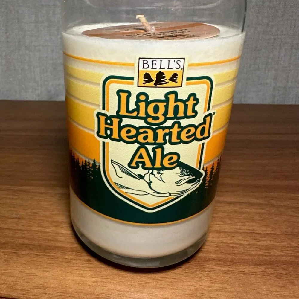 Bell’s Brewery Light Hearted Ale Beer Candle